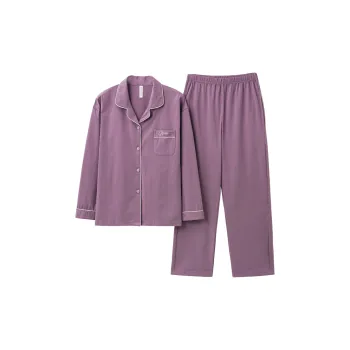 PBENO PD Pajama Set Women's Dark Purple