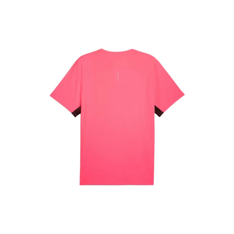 PUMA T Shirts Men Pink Black-1