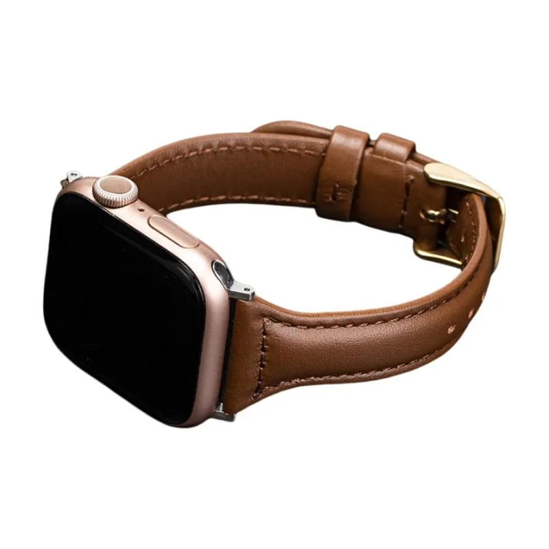 FUDIEN Apple Compatibility Watch Band Genuine Leather Material-34