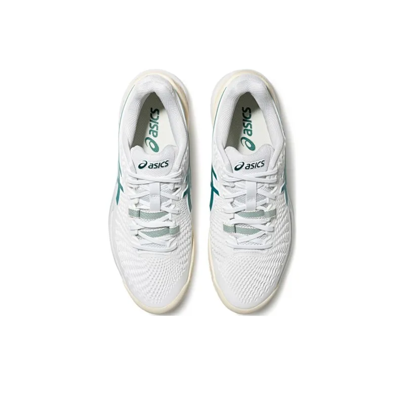 Asics Gel Resolution 9 White Pitch Green-3