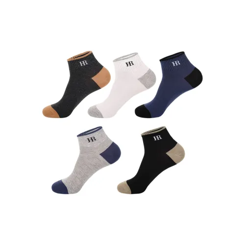 H YXIANG Ankle Socks Men's 5 Pack