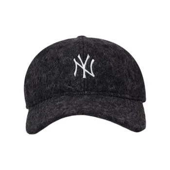 New Era Polyester Sheep Wool Acrylic Baseball Caps Unisex Black