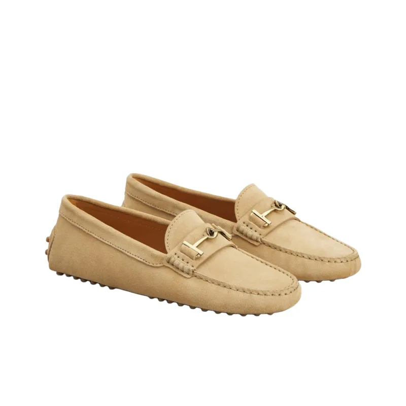 TOD'S Gommino Loafers Women's Beige Yellow-2