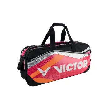 VICTOR Polyester Bonded PU Handbag Regular Unisex Fangdan Rose Red