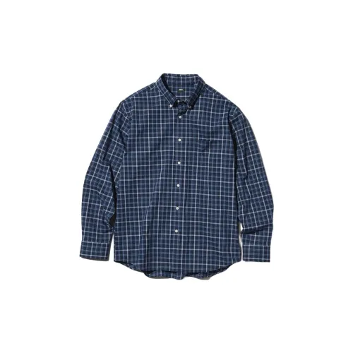 UNIQLO Shirts Men Dark Blue