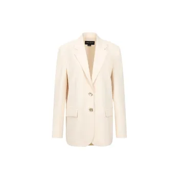 URBAN REVIVO Business Suits Men Ecru