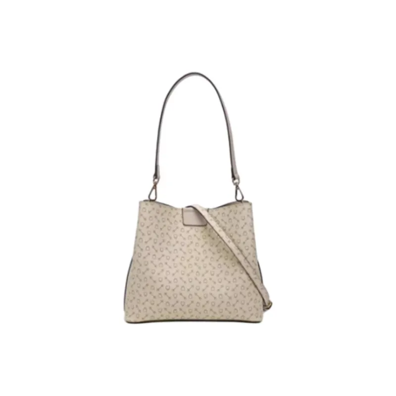 Why Artificial Leather Shoulder Bag Women's Dark Coffee/Apricot-13