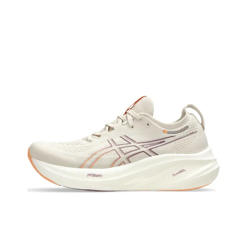 Asics Gel Nimbus 26 Oatmeal Faded Orange Women's-0
