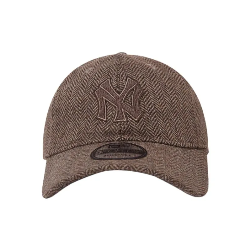 New Era Polyester, Sheep Wool, Fibers Baseball Caps Unisex Brown-1
