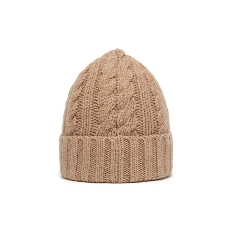 New Era Sheep Wool Polyamide Fibers Beanies Unisex Brown-3