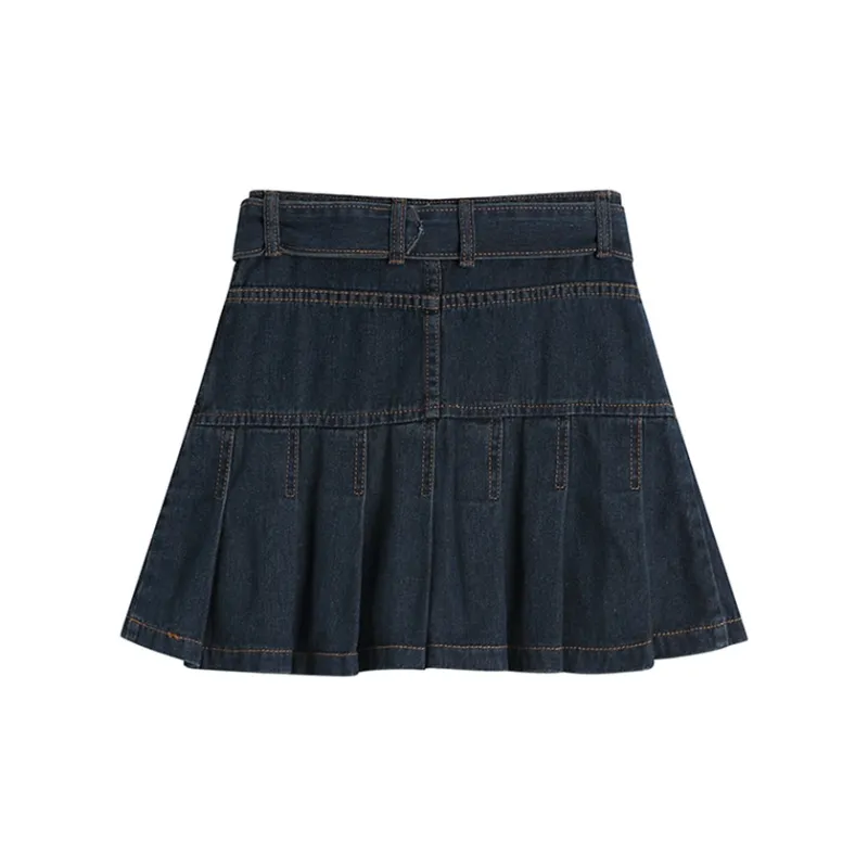 COVT Denim Short Skirts Women's Blue-1