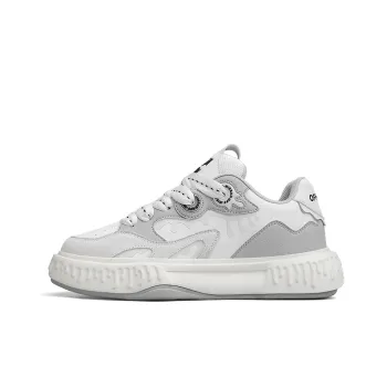 OFF-WIERAH Skateboard Shoes Men Low-Top White