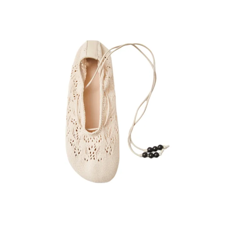 ALOHAS Casual Single Shoes Women's Beige-3
