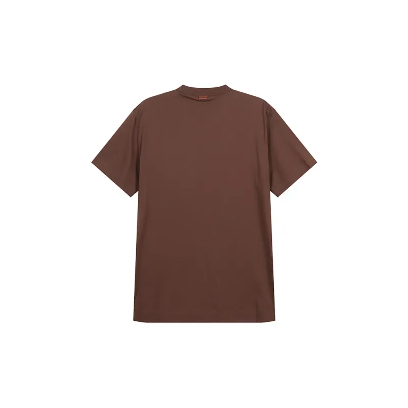 Ermenegildo Zegna Logo embroidered T shirt-1