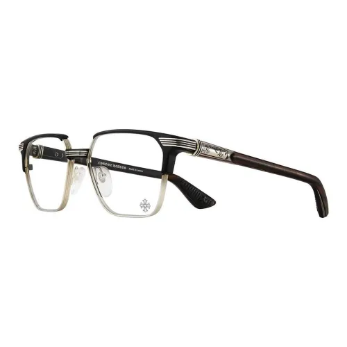 PRADA Plate Frame Square Eyeglass Frames Mens
