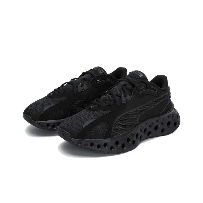 PUMA Softride Lightweight Low Top Casual Running Shoes Unisex Black-2