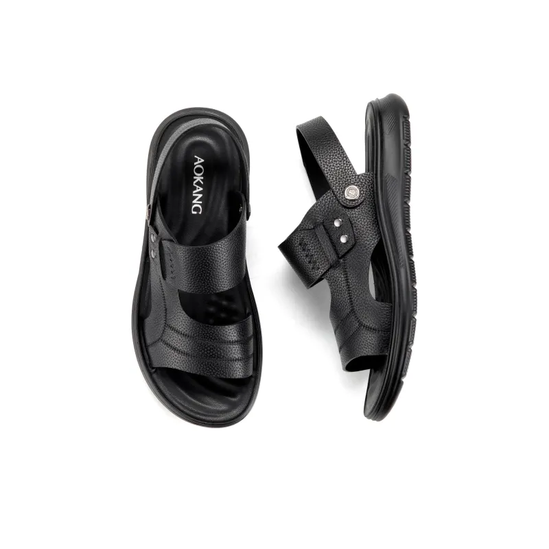 AOKANG Travel Flat Home Beach Sandals Men's-3