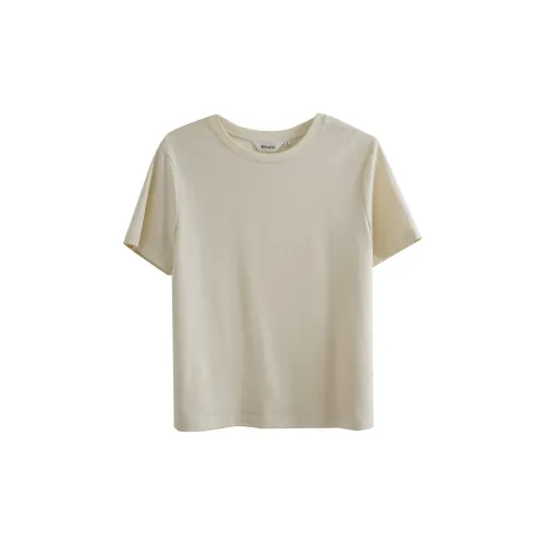 Olrain T-Shirts Women's Vanilla