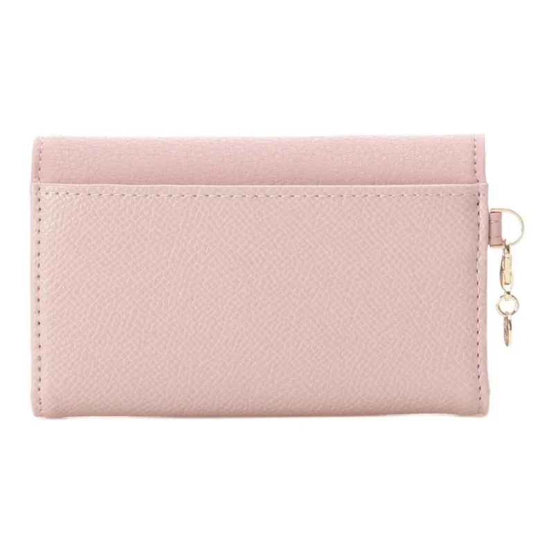 SAMANTHA THAVASA Synthetic Leather Key Pouch Women's Pink-3