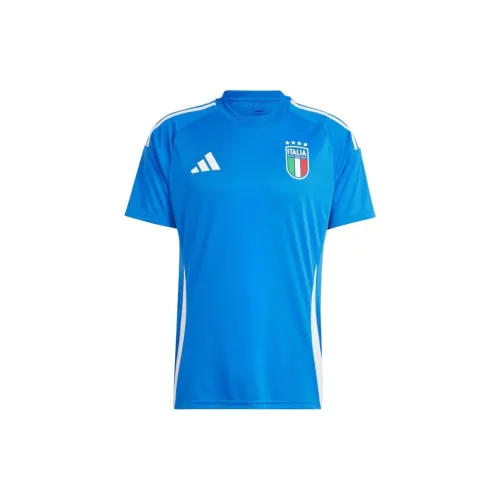 Adidas Italy Soccer Jerseys Men Blue