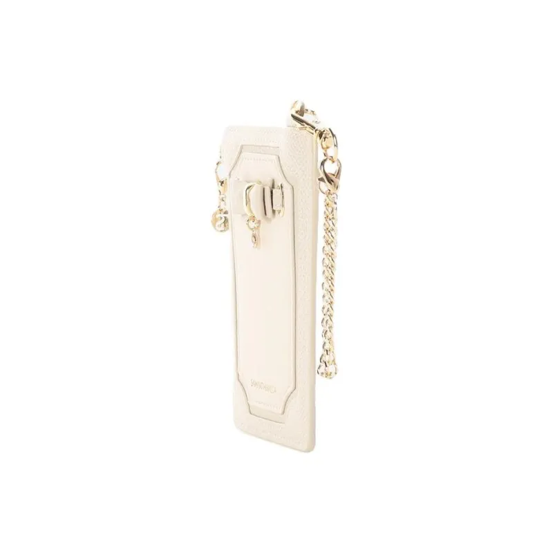SAMANTHA THAVASA Synthetic Leather Passport Holder Women's Ecru-2