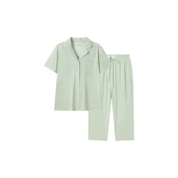 Shuya Pajama Set Women's Light Green