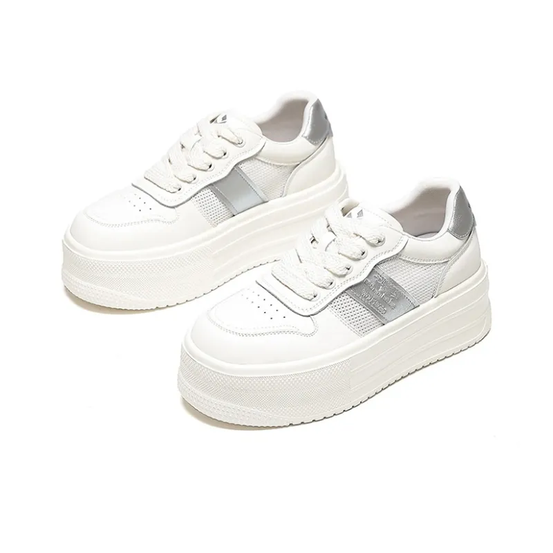 WOOS BOBO Lightweight Height Increasing Low Top Skateboard Shoes Women's-6