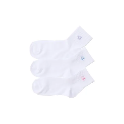 Champion Mid-Calf Socks Women's 3 Pack White