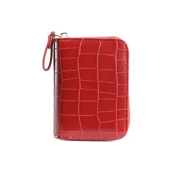 HAWA Pu Card Holder Regular Women's Red/Yellow/Green/Blue/Black/Purple
