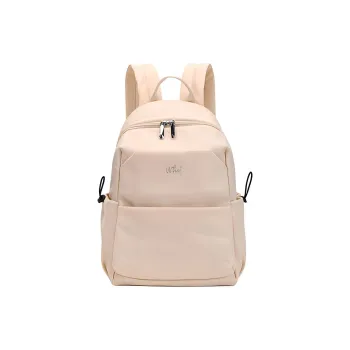 Why Fabric Backpack Large Size Women's Apricot