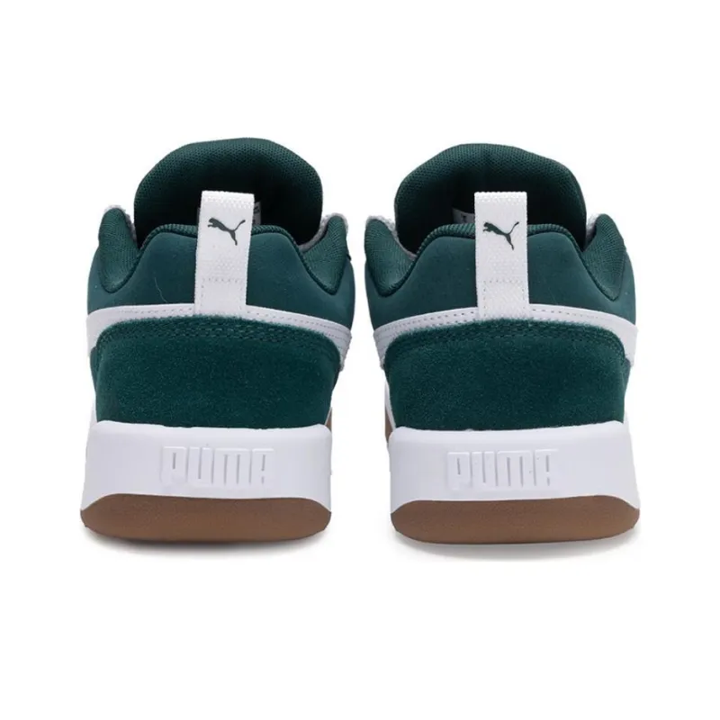 PUMA Park Lifestyle Street Anti-Slip Wear-Resistant Low-Top Skateboard Shoes Unisex Green White-4