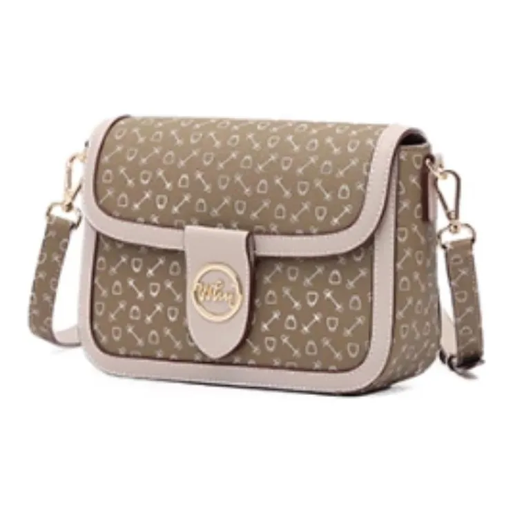 Why Artificial Leather Shoulder Bag Regular Women's Coffee/Milk Tea/Matcha Green-8