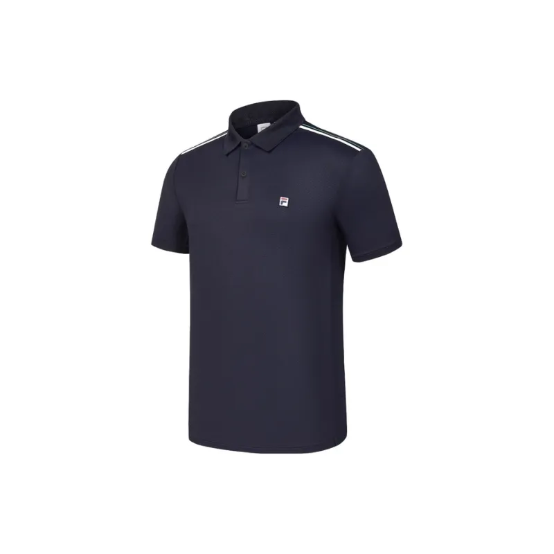 FILA Polo Shirt Men's RD Royal Blue-1