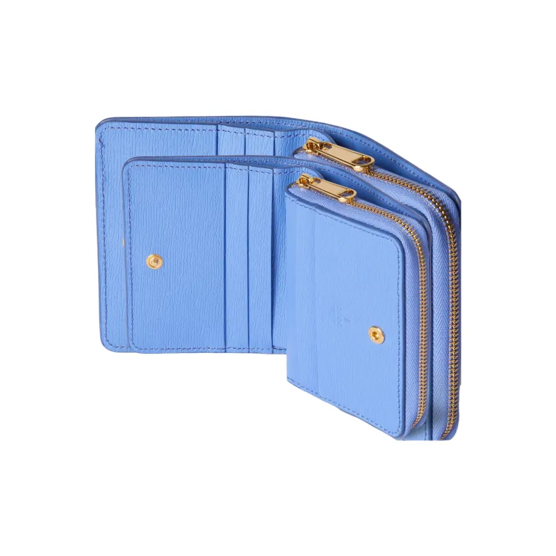 GUCCI Leather Wallet Mini Unisex Light Purple-5