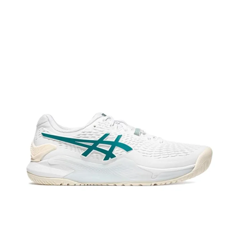 Asics Gel Resolution 9 White Pitch Green-1