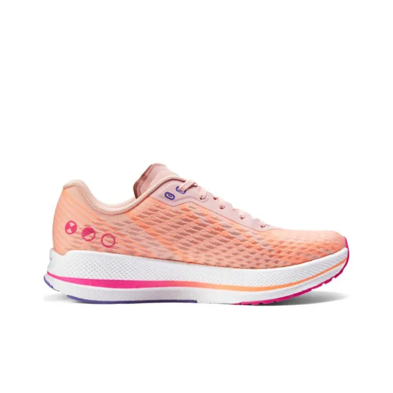 Skechers Go Run Razor 4 Cushioning Support Low Top Casual Running Shoes Women's Pink White-1