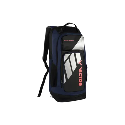 Victor Backpacks Navy Blue With Black Accents