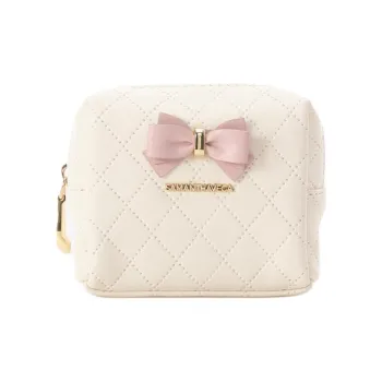 SAMANTHA THAVASA Synthetic Leather Clutch Mini Women's White
