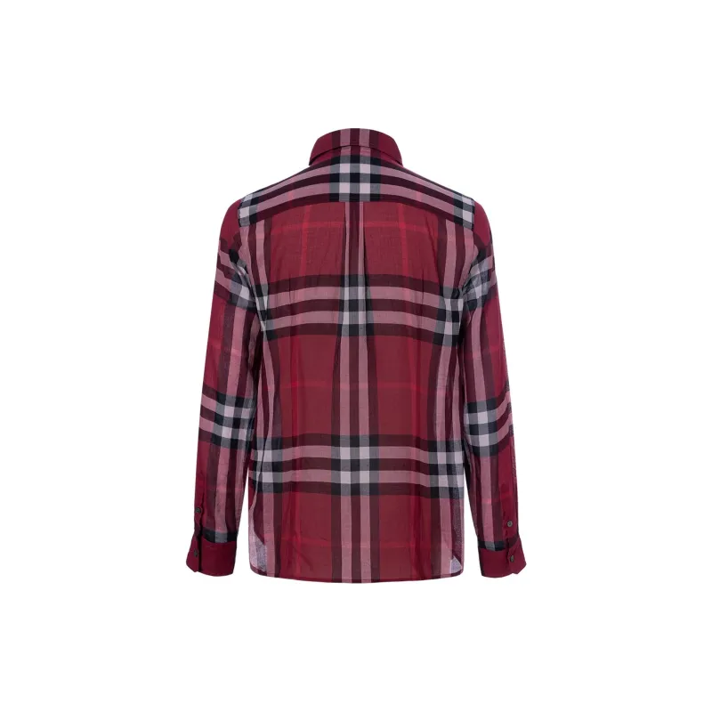 Burberry Shirts Unisex Red-1