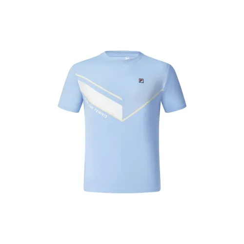 FILA T-Shirts Men Hanging Clock Blue