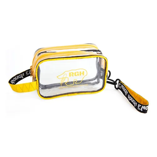 Rough Enough Toiletry Bags Transparent Yellow