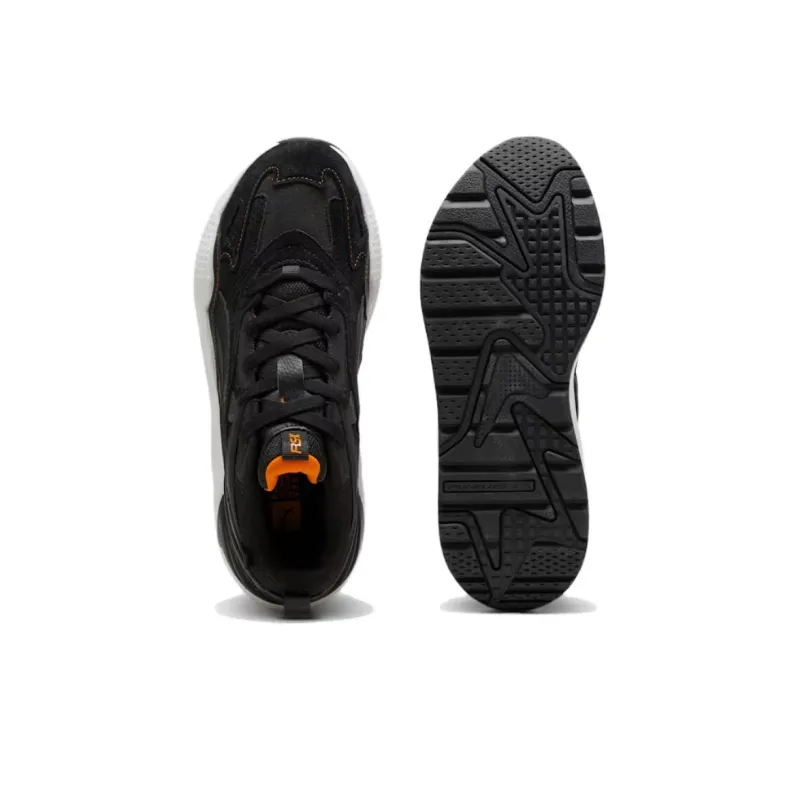 PUMA RS X Anti Slip Wear Resistant Low Top Casual Shoes Unisex Black-3