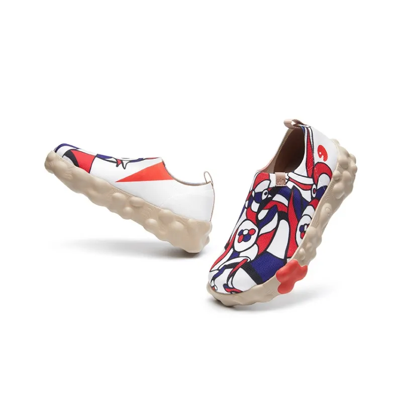 U.IN Painted Travel Shoes Low-Top Casual Shoes Men's-1