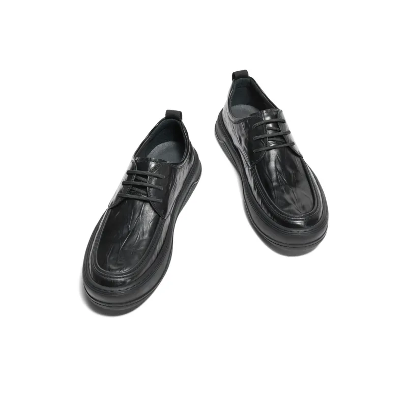 BELLE Men's Casual Shoes Men Low-Top Solid Color-2