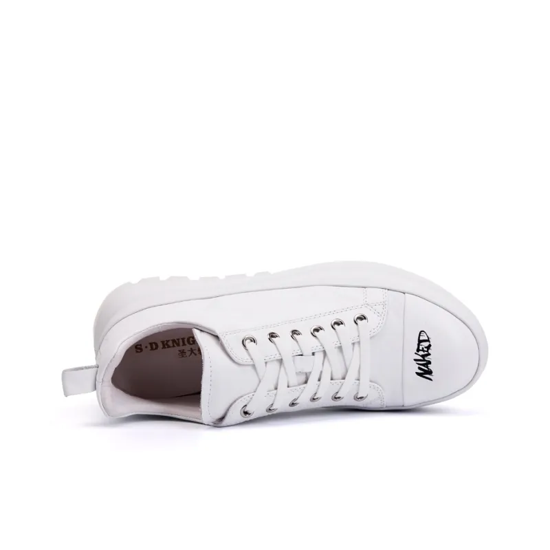 Paladin Cushioning Anti Slip And Wear Resistant Breathable Coverage Low Top Casual Shoes Men's White-1