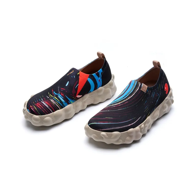 U.IN Painted Travel Shoes Toledo 6 Visual Psychedelic Collection Casual Shoes Men's-2