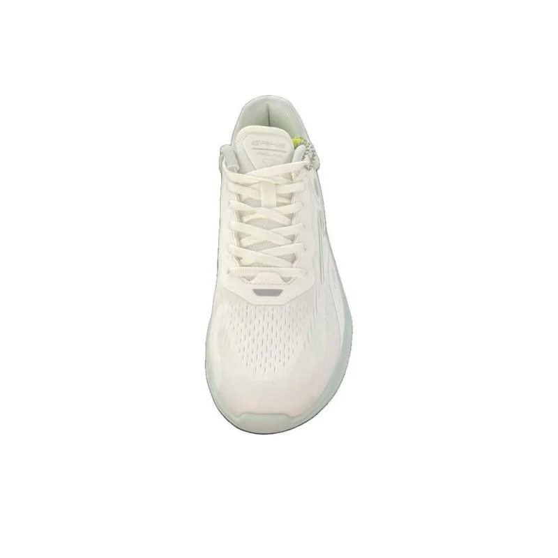 Erke Abrasion Resistant Breathable Low Top Casual Running Shoes Women's White Green-2