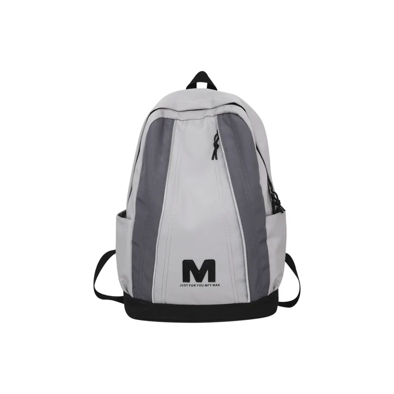S.REPHEN Nylon Backpack Regular Unisex Black White-8