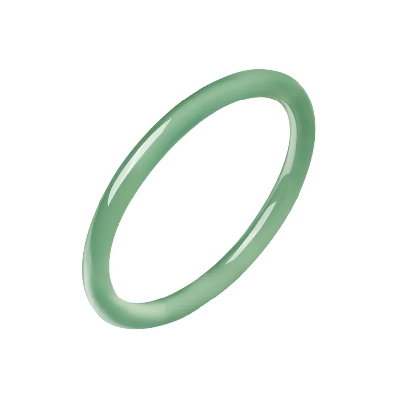 ZHONGLING Chalcedony Jade Bangles Women's-12