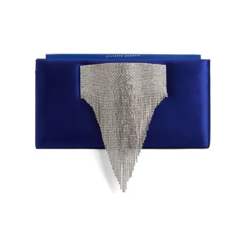 Giuseppe Zanotti Josiane Crystal Satin Clutch